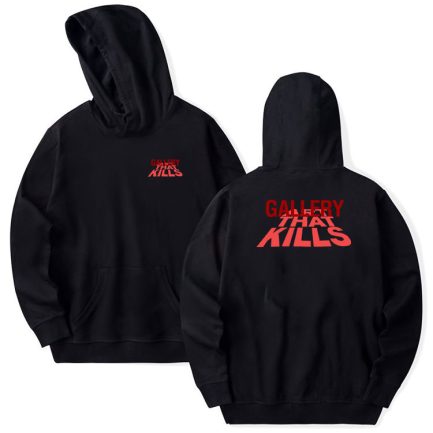 Art That Kills Front Back Print Hoodie